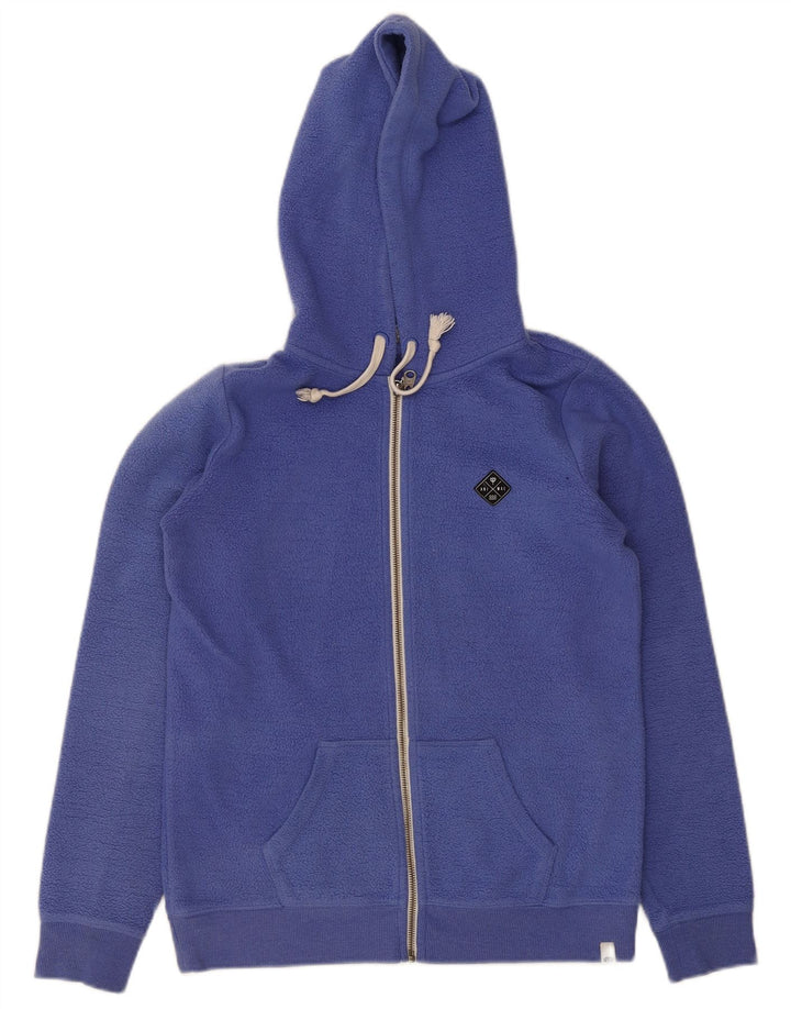 Animal Damen Kapuzen-Fleecejacke UK 8 Small Blau Polyester