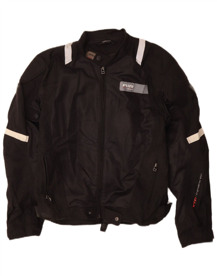 Revit Herren Motorstyle Graphic Racer Jacke UK 36 Small Schwarz Polyamid