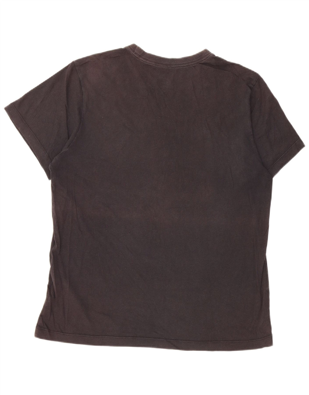 Nike Womens Graphic T-Shirt Top UK 14 Mittelschwarze Baumwolle