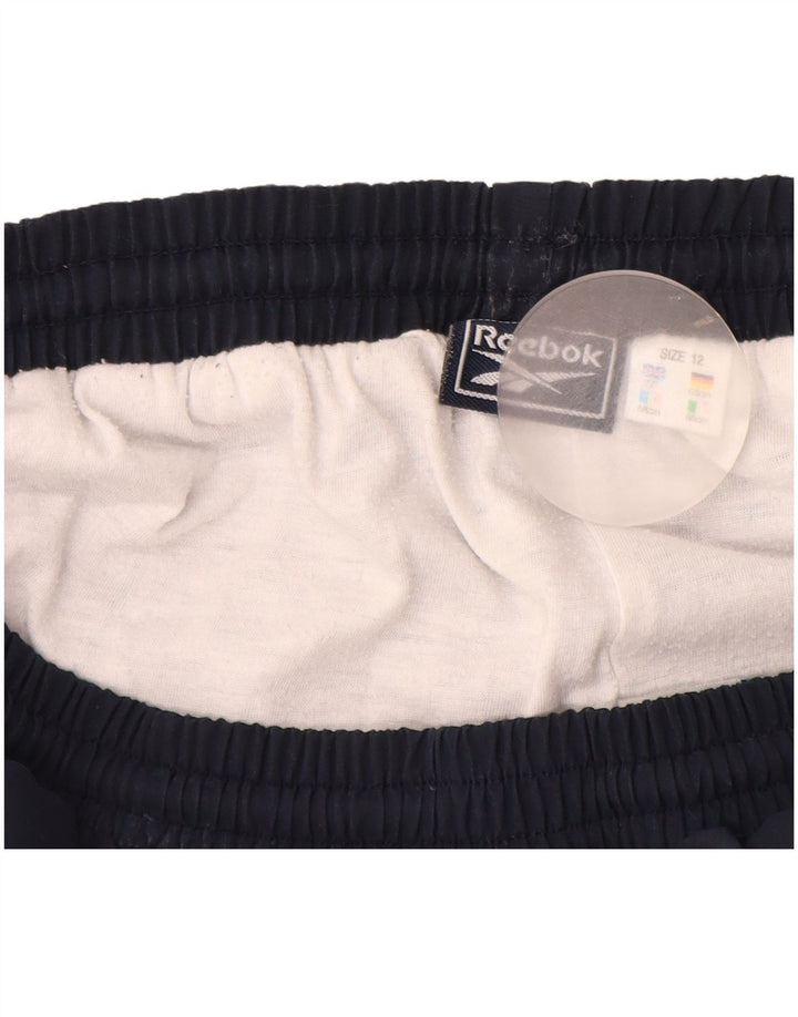 Reebok Damen Trainingshose Jogger UK 12 Medium Marineblau Polyester