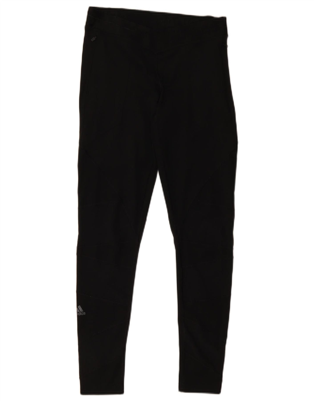 Adidas Damen Leggings UK 12/14 Medium Schwarz Polyester