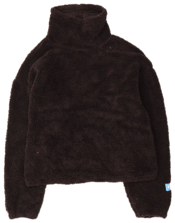 Levi's Damen-Oversize-Fleecepullover UK 6 XS Schwarz Polyester