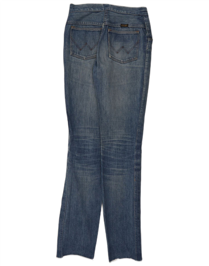 Wrangler Damen Slim Jeans W27 L34 Blaue Baumwolle