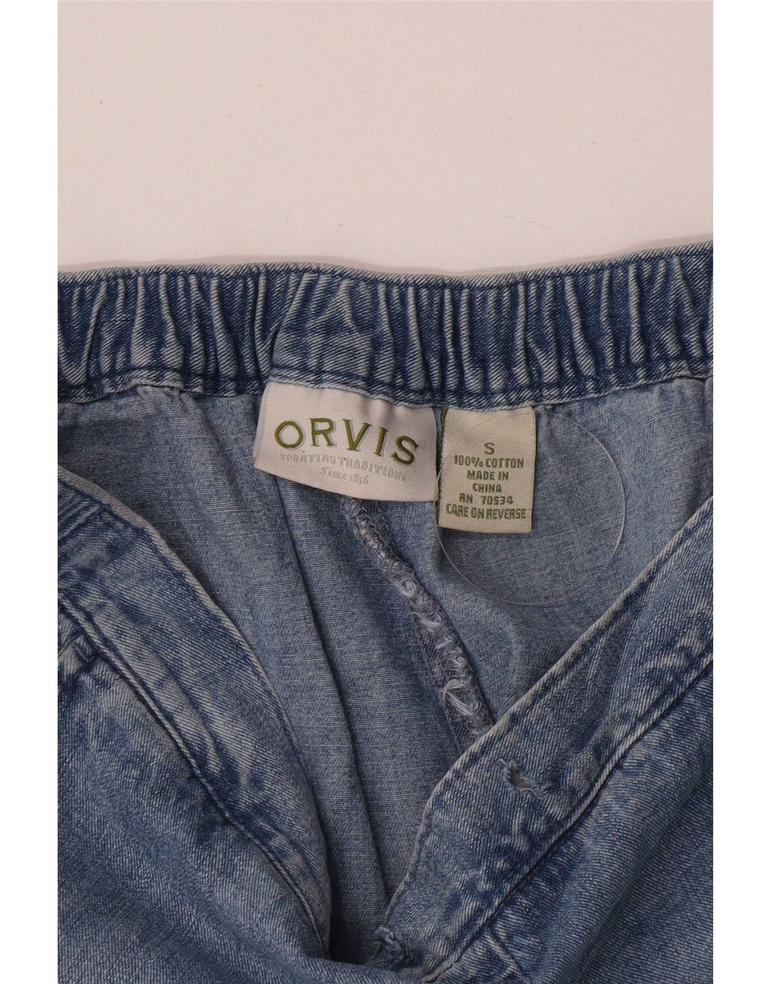 Orvis Regular Straight Jeans für Damen, Größe S, W32, L25, Blau, Baumwolle
