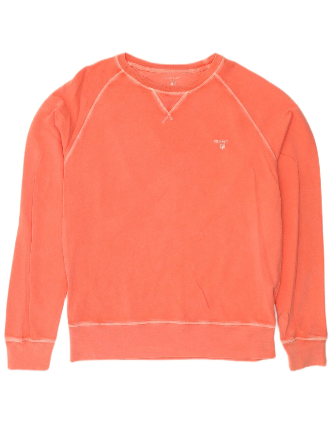 Gant Herren-Top, langärmelig, groß, rosa, Baumwolle