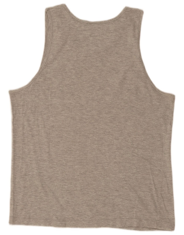 Asics Herren Weste Top 2XL Grau Baumwolle