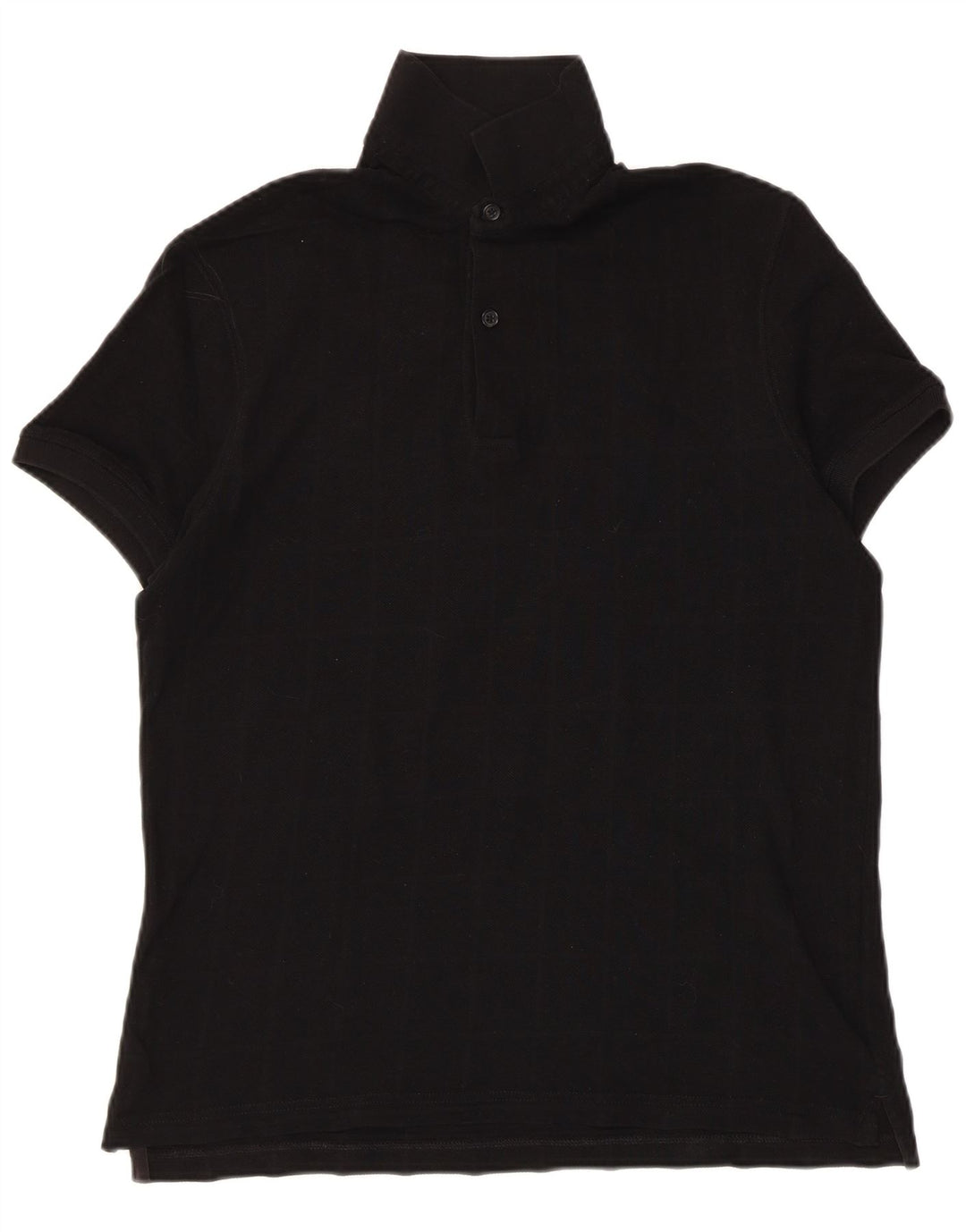 MASSIMO DUTTI Herren Poloshirt Medium Schwarz