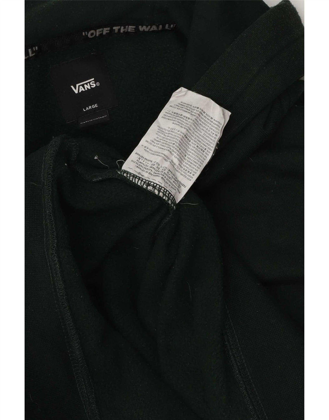 Vans Herren Kapuzenpullover, groß, grüne Baumwolle