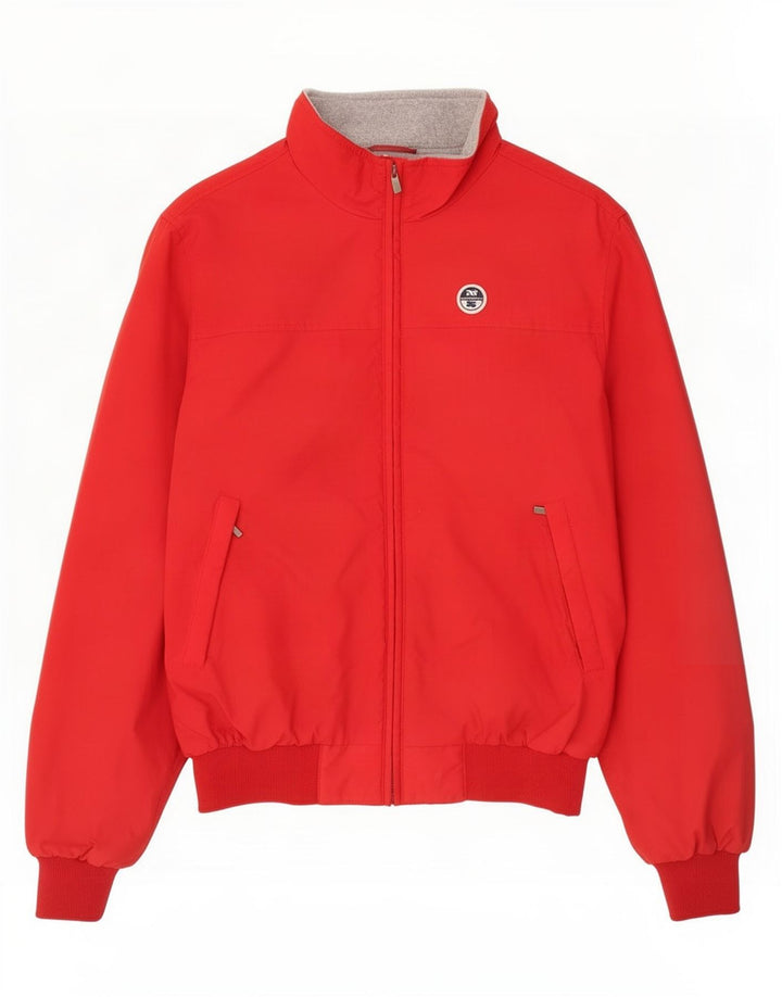 North Sails Bomberjacke für Jungen, 13–14 Jahre, rotes Nylon