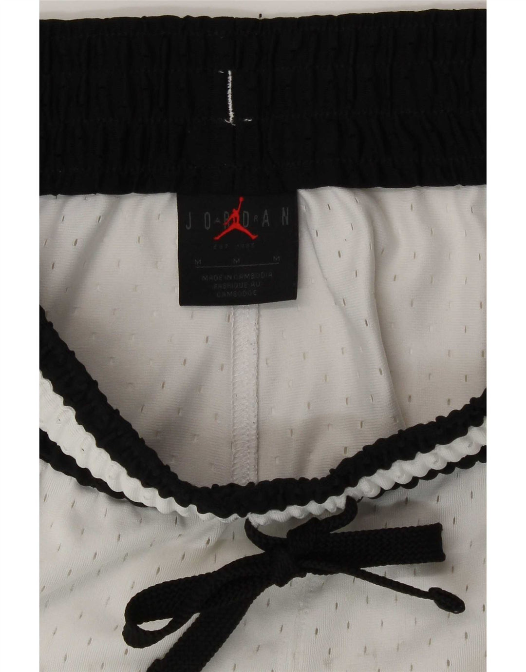 Jordan Herren Dri Fit Graphic Sportshorts Mittelweißes Colourblock-Polyester
