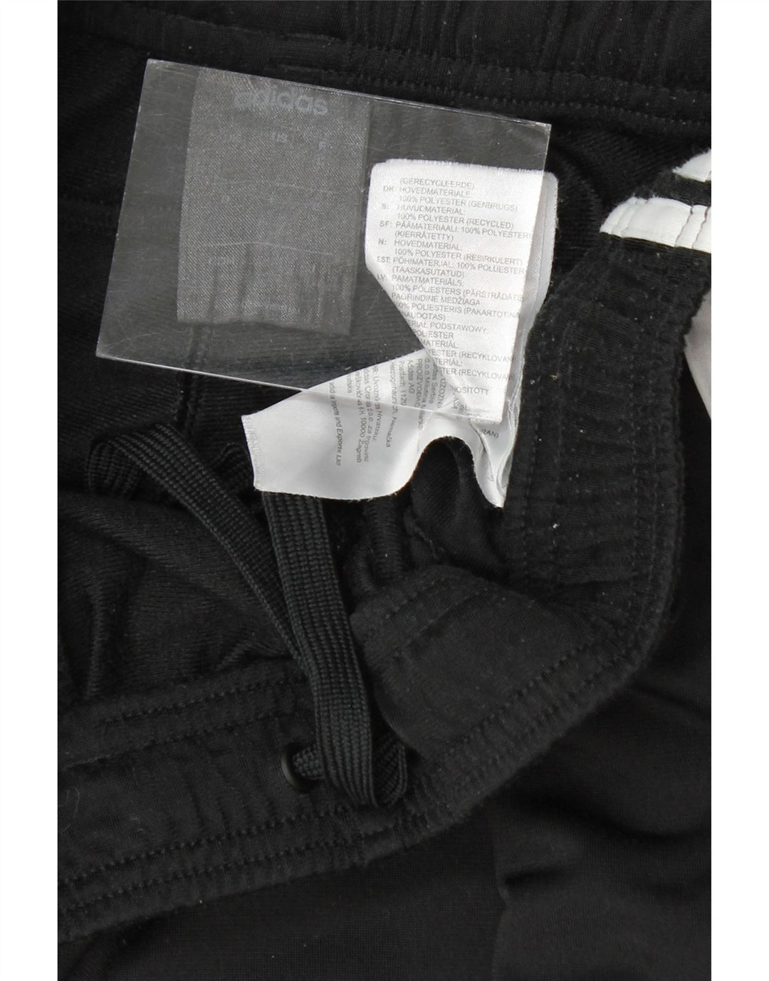 ADIDAS Mens Tracksuit Trousers Small  Black Polyester Vintage Adidas and Second-Hand Adidas from Messina Hembry 