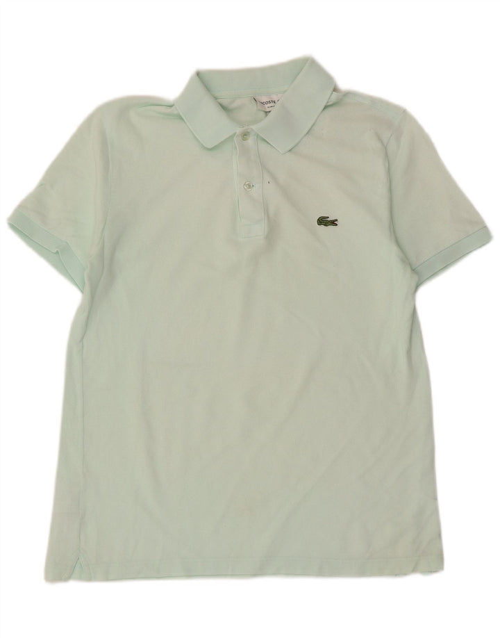 LACOSTE Slim-Fit-Poloshirt für Herren, Größe 4, mittelgrüne Baumwolle