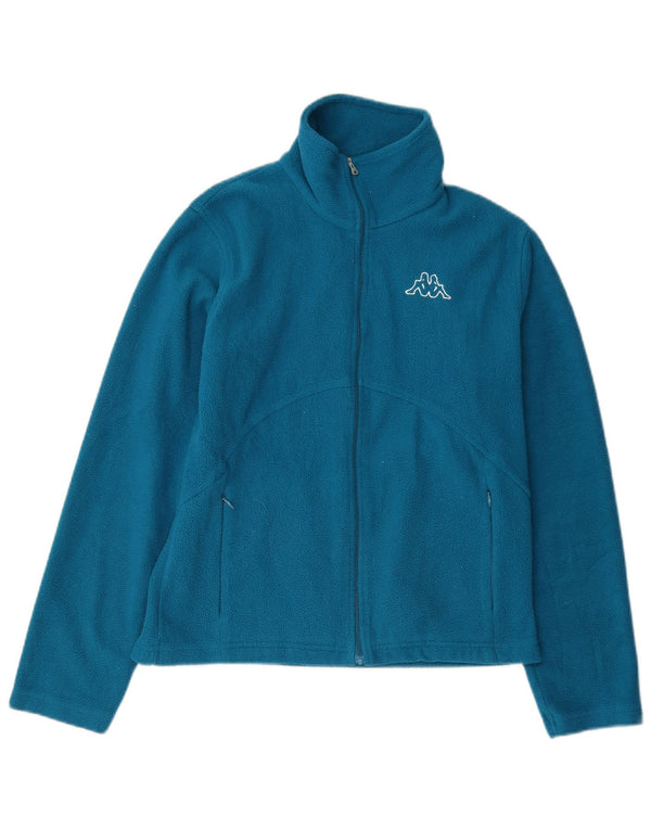 Kappa Damen Fleecejacke UK 10 Small Blau Polyester