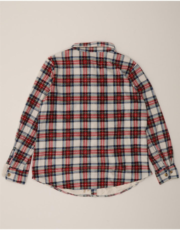 LEE Damen Riders Flanellhemd UK 16 Großes rot kariertes Polyester