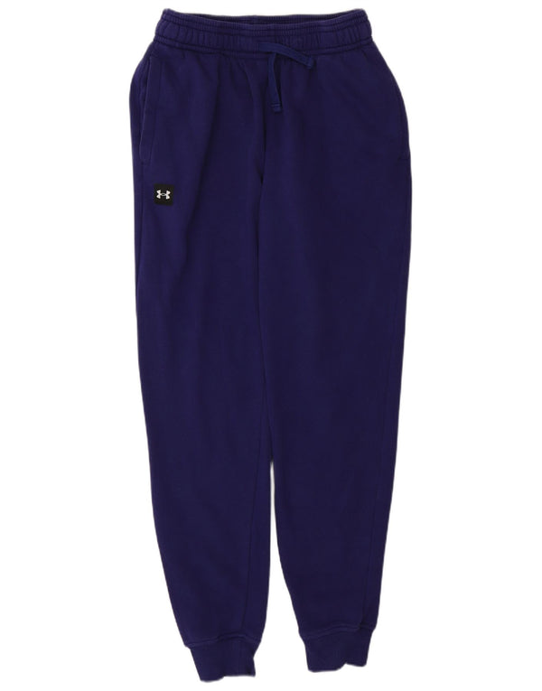 Under Armour Damen-Trainingshose, Jogginghose, UK 12, mittelviolette Baumwolle