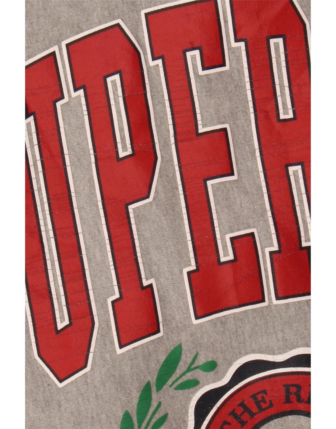 SUPERDRY Grafik-Sweatshirtpullover für Damen, Größe S, Grau, Farbblock