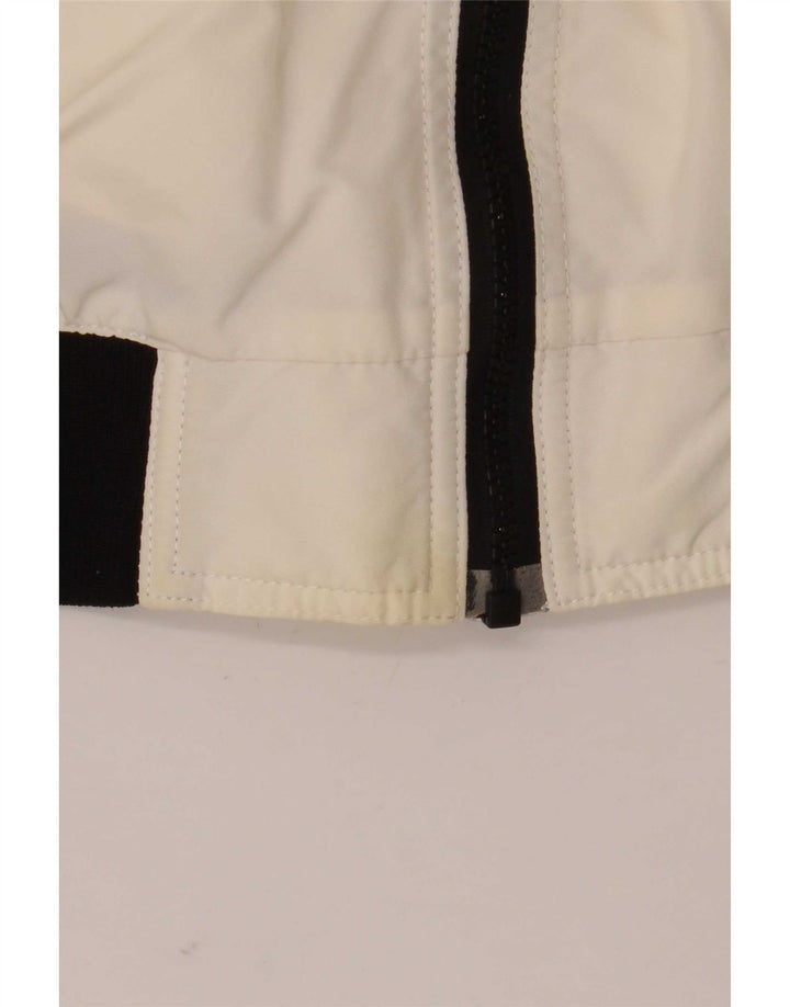 Refrigiwear Herren Bomberjacke UK 42 XL Off White Colourblock Nylon