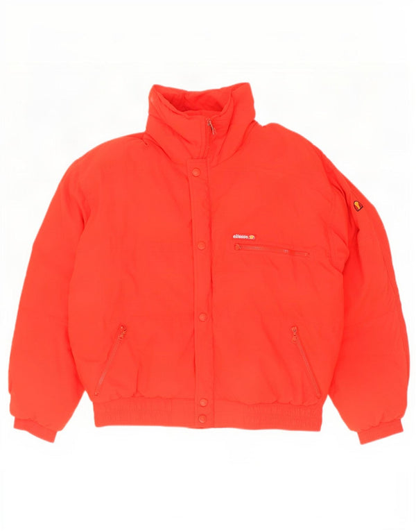 Ellesse Herren-Skijacke mit Kapuze, gepolstert, IT 50, Größe L, Rot