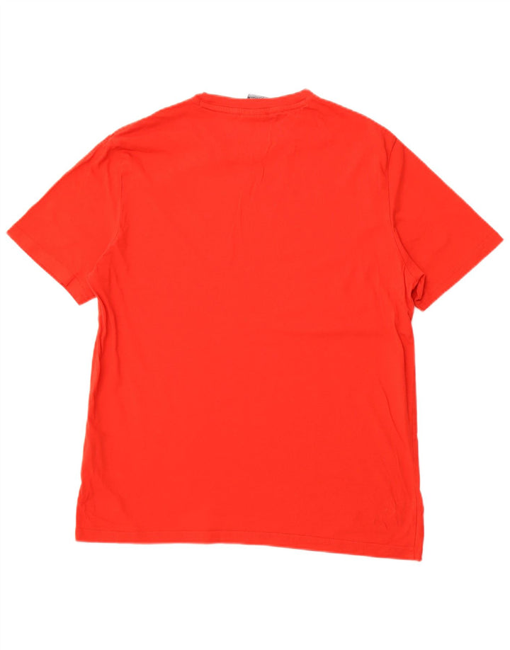 CHAMPION Herren T-Shirt Top Large Rot Baumwolle