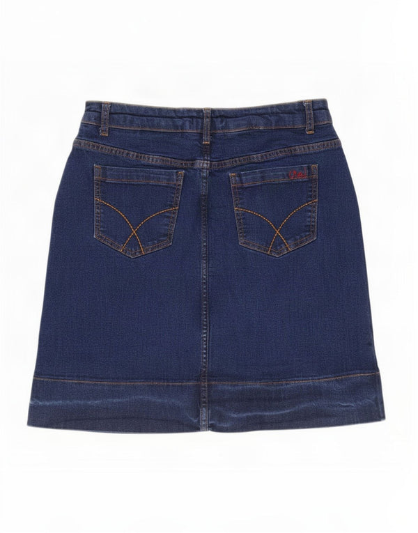 Crew Clothing Damen Jeansrock UK 14 Medium W30 Blaue Baumwolle