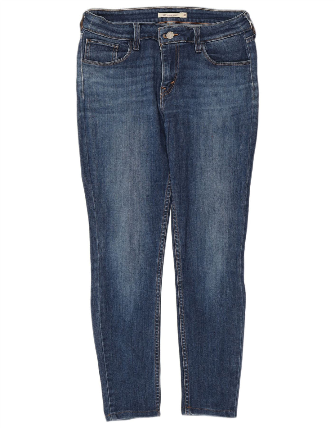 LEVI'S Damen 535 Super Skinny Jeans W31 L26 Blau