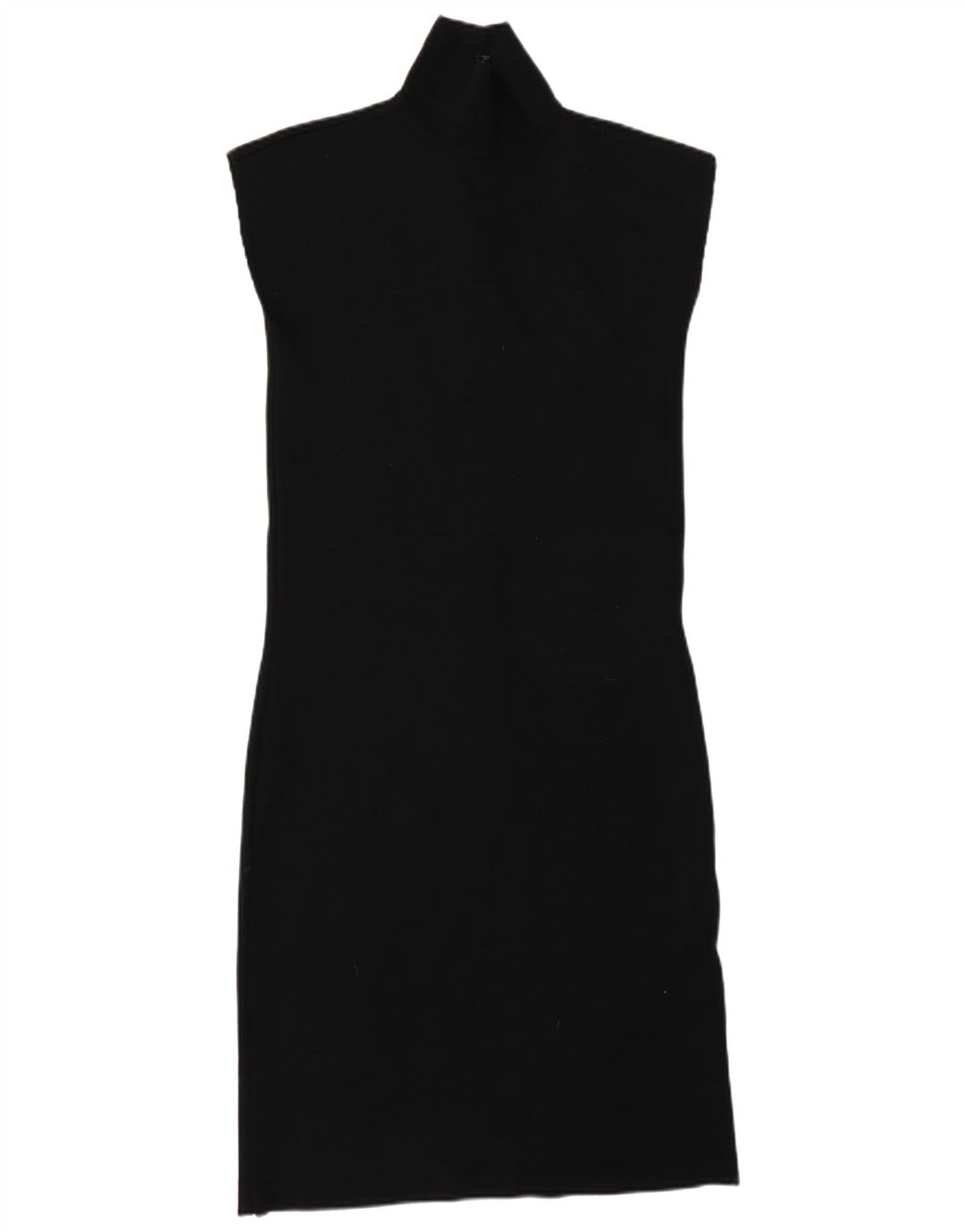 Intrend Damen ärmelloses Pulloverkleid UK 10 Small Schwarze Wolle