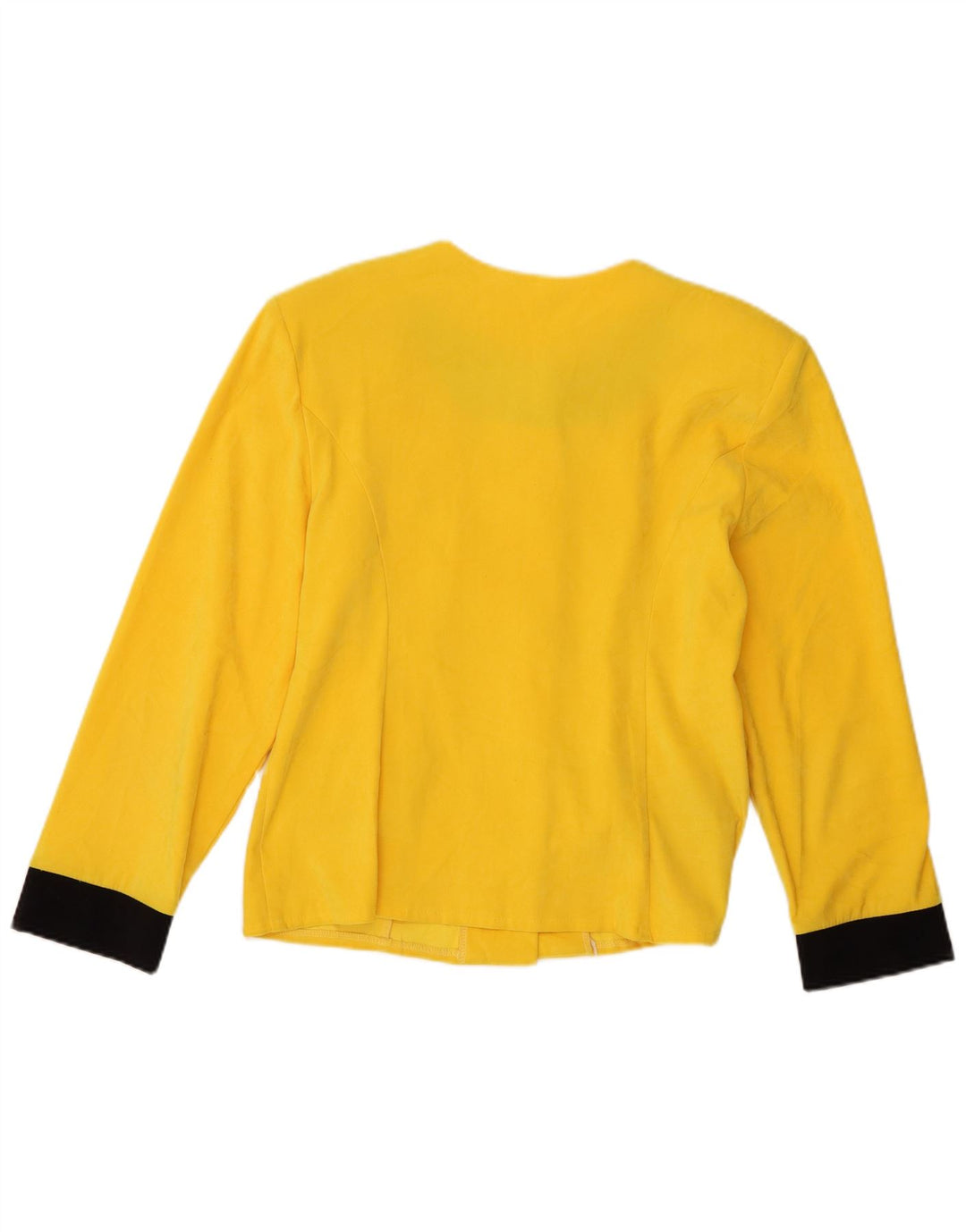 Carlo Comberti Damen 5-Knopf-Blazer-Jacke, UK 14, groß, gelb, Farbblock