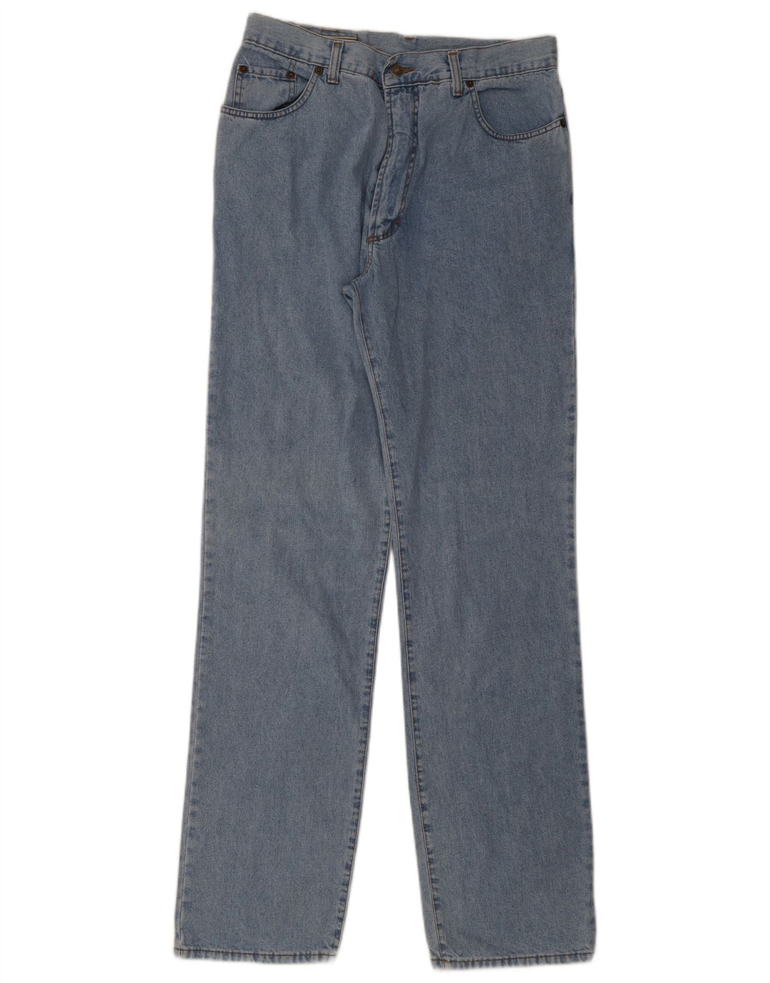 Casucci Herren Straight Jeans W36 L34 Blaue Baumwolle