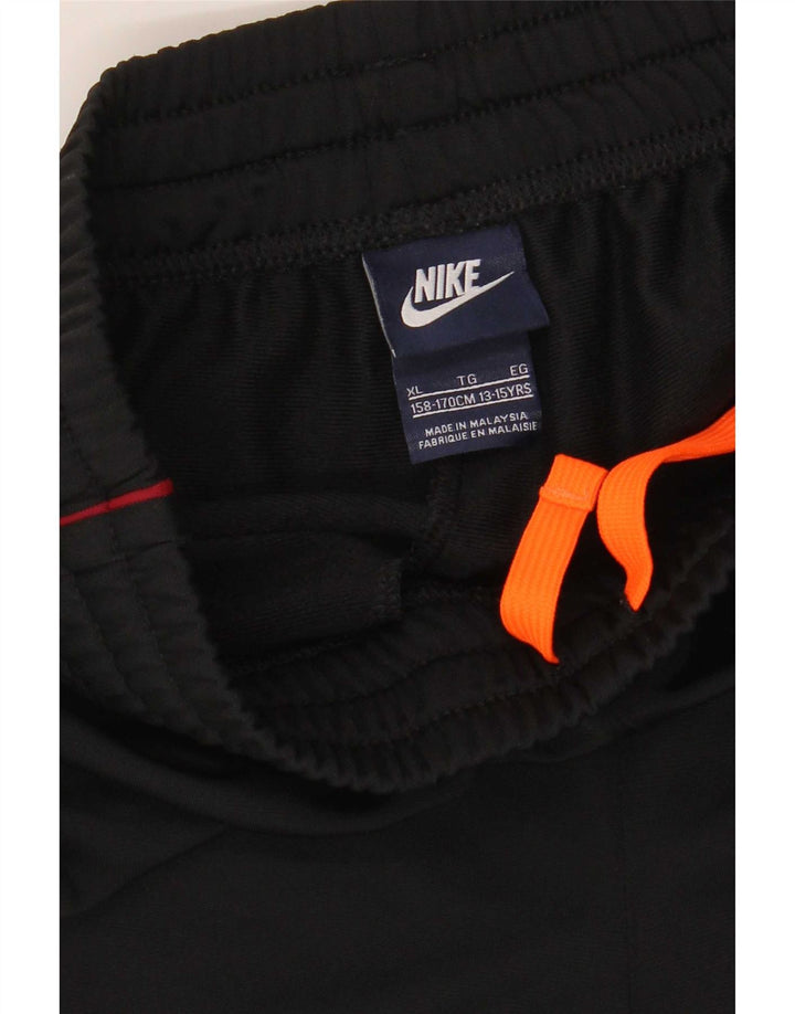 Nike Jungen-Trainingshose, Jogginghose, 13–14 Jahre, XL, schwarzes Polyester