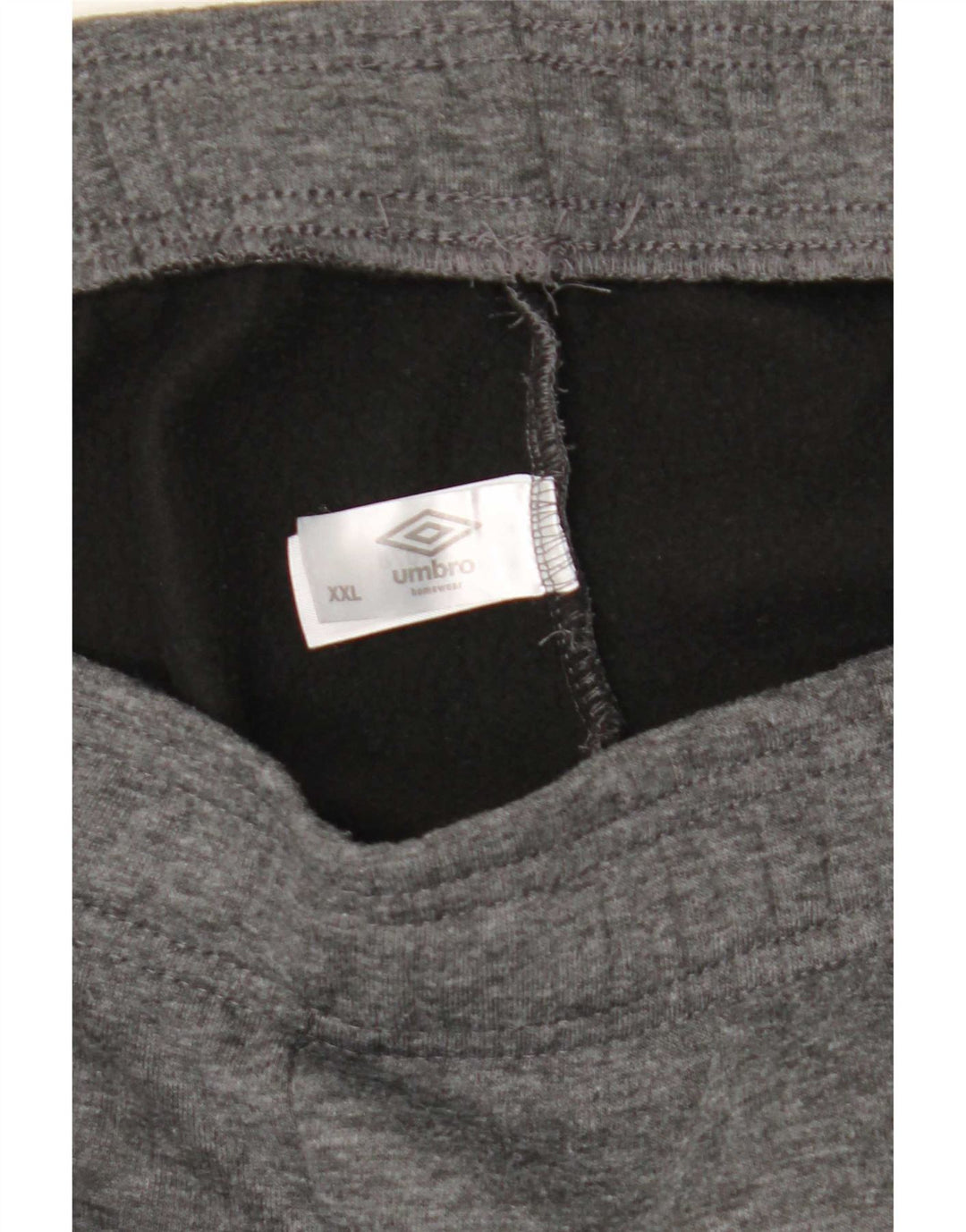 Umbro Herren-Trainingshose, Jogginghose, 2XL, grau geflecktes Polyester