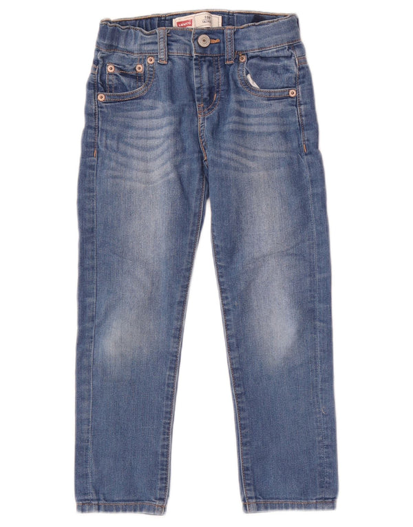 Levi's Mädchen 510 Skinny Jeans 4–5 Jahre W20 L19 Blaue Baumwolle