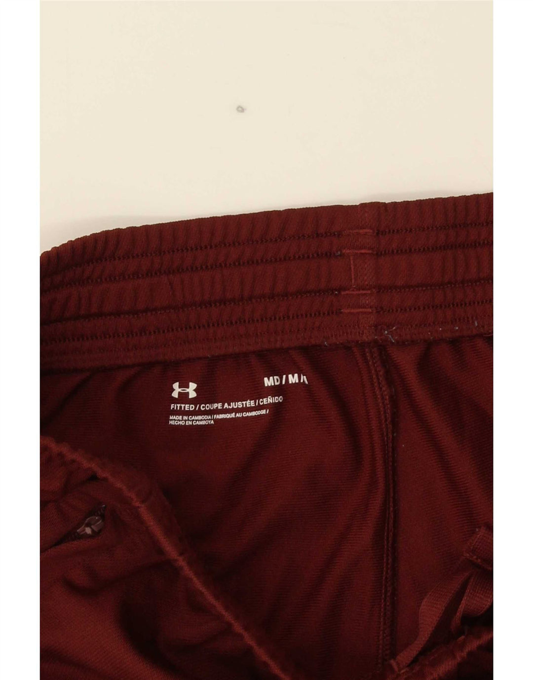 Under Armour Herren-Trainingshose mit taillierter Passform, mittelgroß, Burgunderrot
