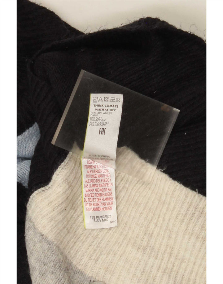 Marks & Spencer Rollkragenpullover für Damen, Gr. 10, Größe S, Mehrfarbig