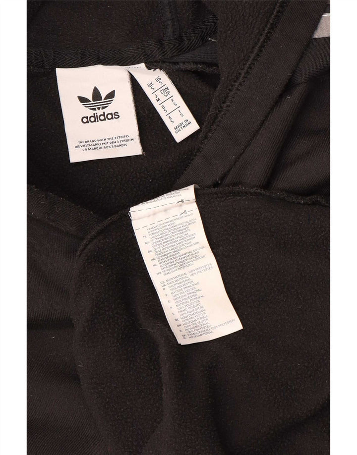 Adidas Herren Graphic Hoodie Pullover Small Schwarz Colourblock Polyester