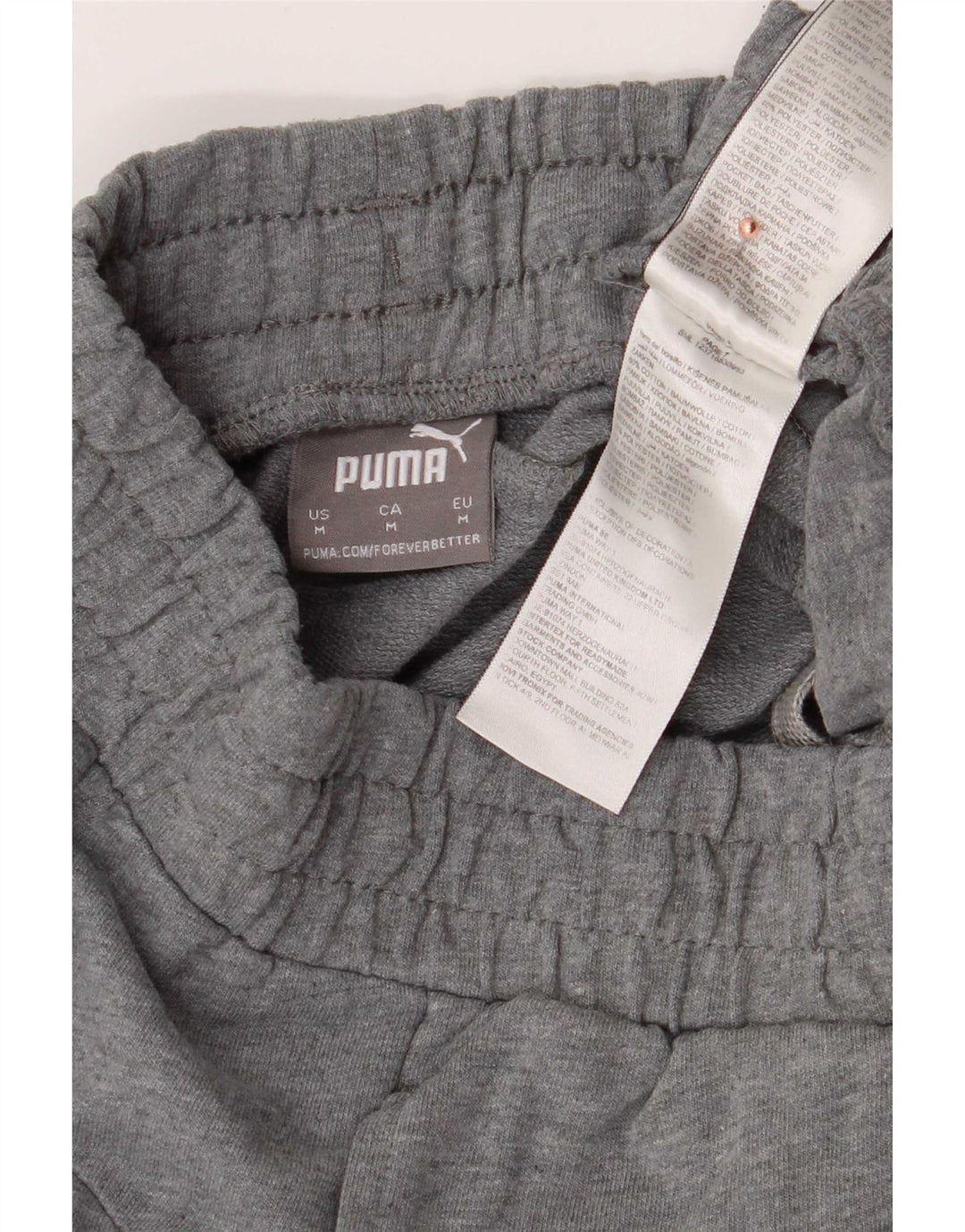 Puma Herren-Sportshorts aus mittelgrauer Baumwolle