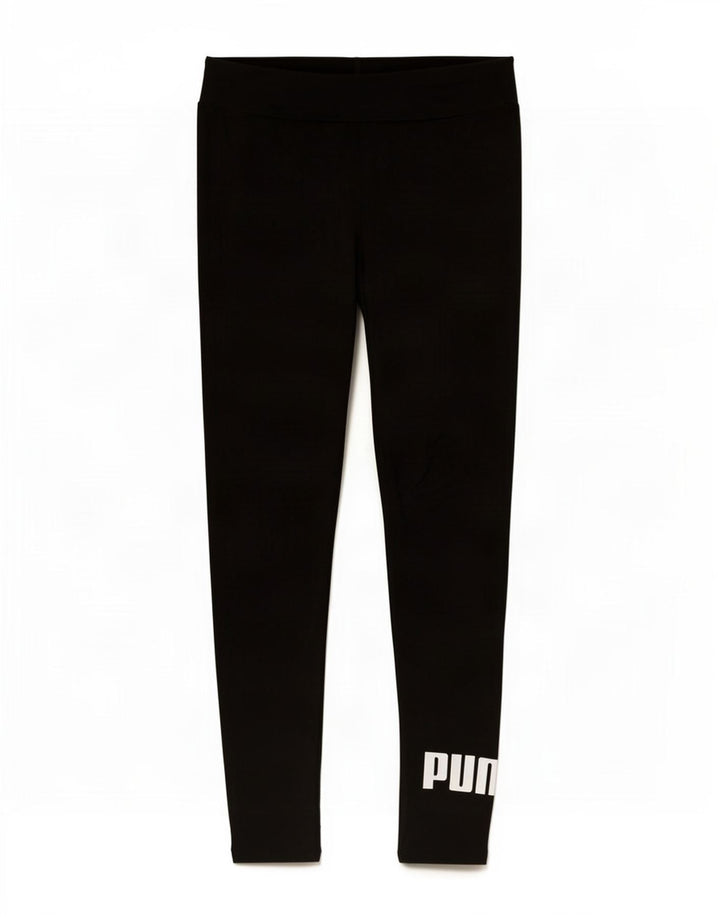 Puma Damen Graphic Leggings UK 12 Medium Schwarz