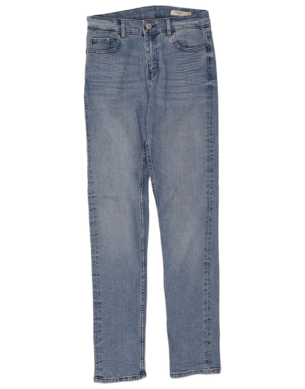 Marks & Spencer Damen The Lily Slim Jeans UK 10 Small W26 L30 Blaue Baumwolle