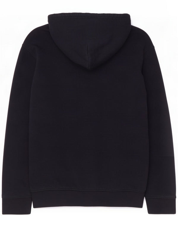 Champion Womens Graphic Hoodie Jumper UK 14 Medium Navy Blue