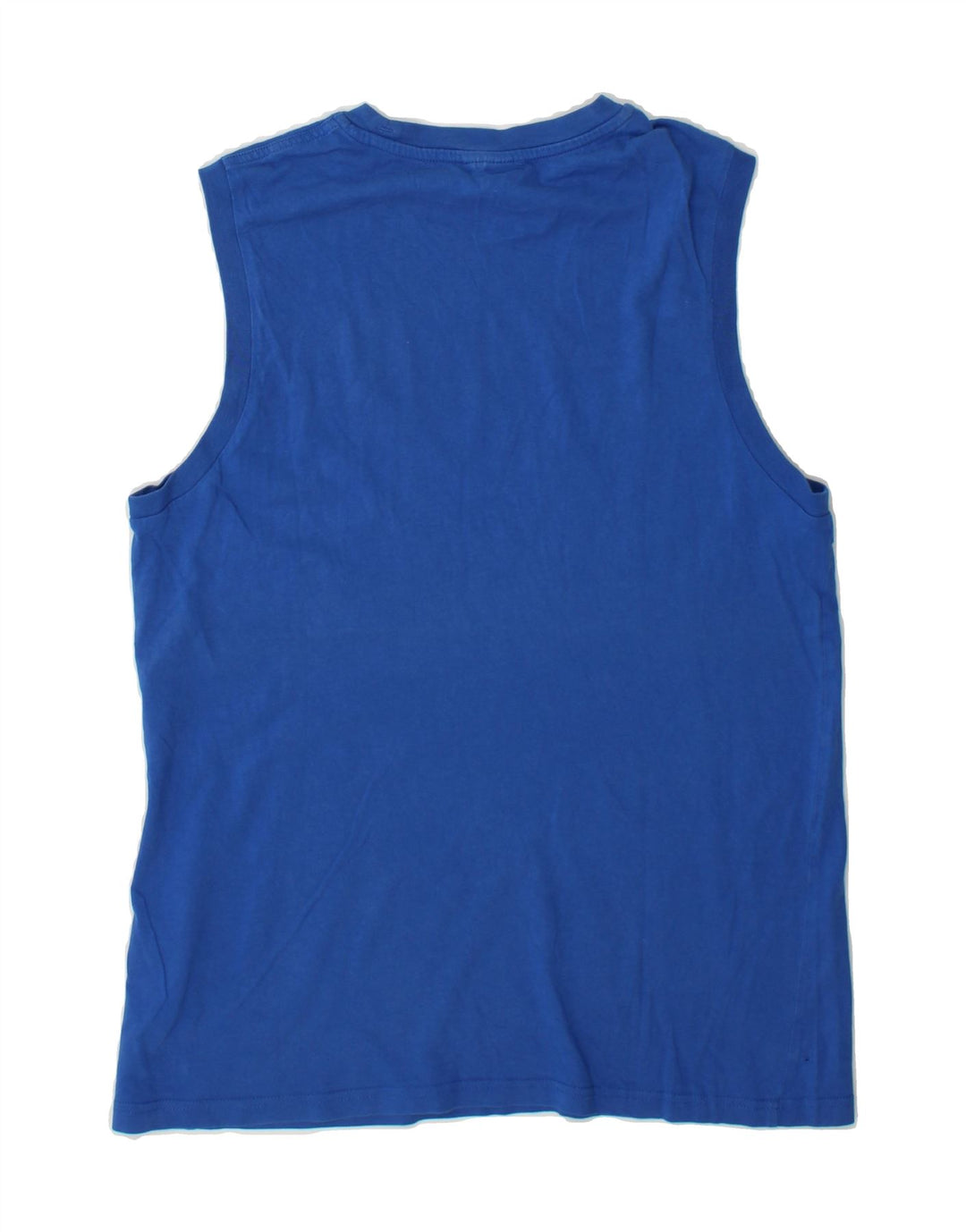 CHAMPION Mens Vest Top Small Blue Cotton Vintage Champion and Second-Hand Champion from Messina Hembry 