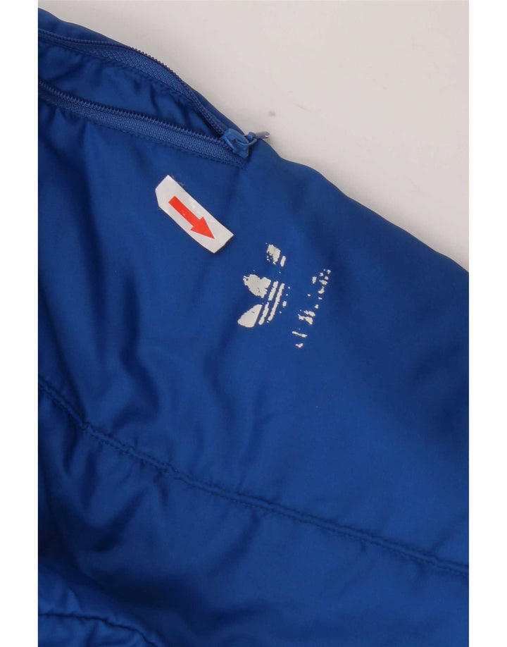Adidas Herren-Windbreaker-Hose, großes blaues Nylon