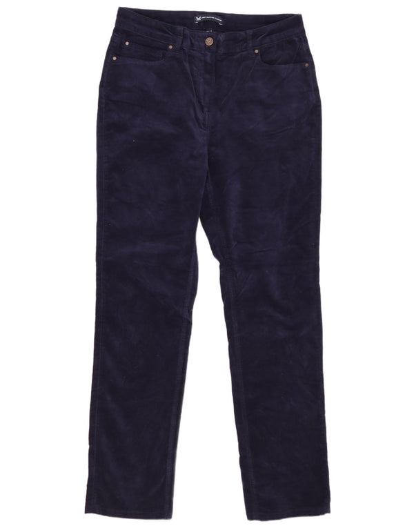 Crew Clothing Damen Slim Casual Hose UK 12 Medium W30 L30 Marineblau