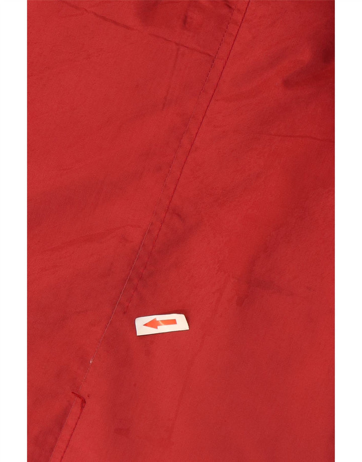 Canadiens Herren-Jacke mit Kapuze, gepolstert, IT 50, großes rotes Nylon