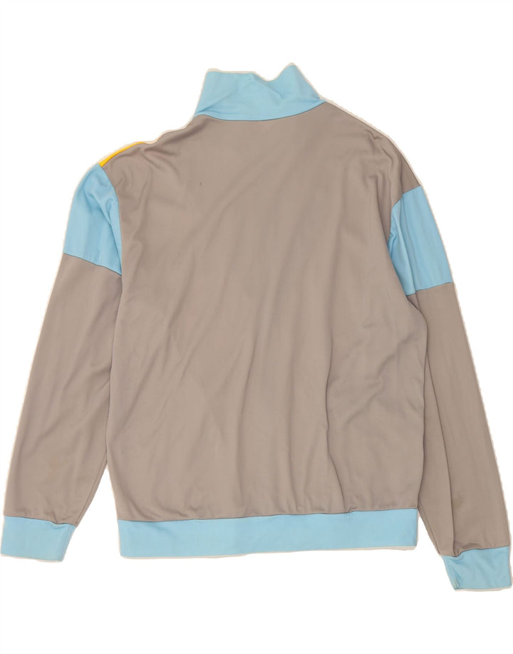 DUBIN Mens Tracksuit Top Jacket Medium Grey Colourblock Polyamide Vintage Dubin and Second-Hand Dubin from Messina Hembry 