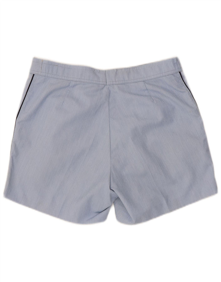 Sergio Tacchini Damen Chinoshorts W28 Mittelblauer Nadelstreifen