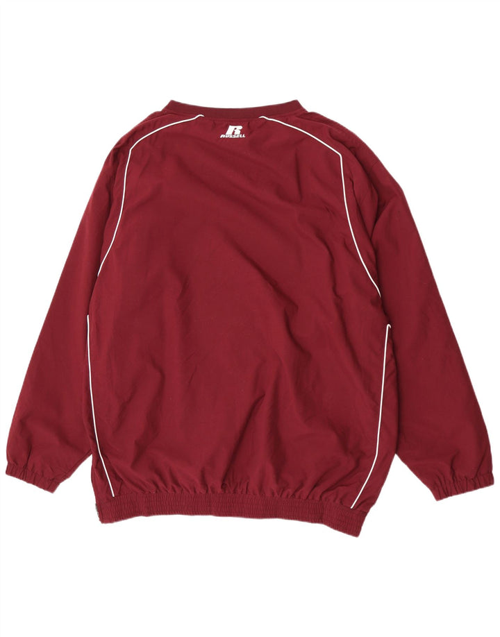 Russell Athletic Herren-Pullover-Trainingsanzug-Oberteil XL, Burgunderrot, Polyester