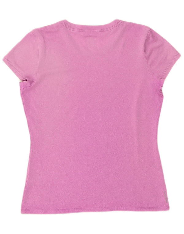 The North Face Damen T-Shirt Top UK 10 Small Lila Polyester