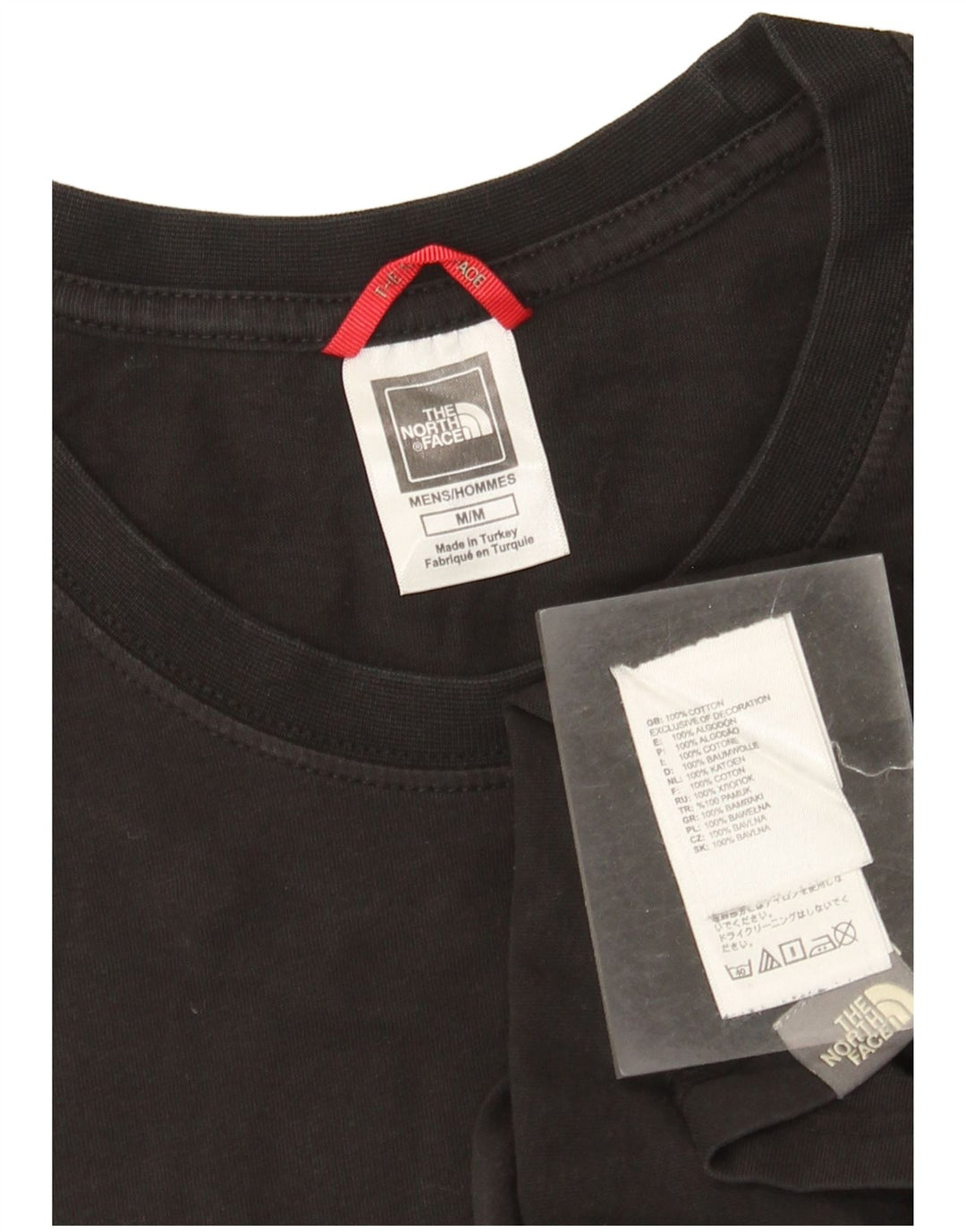 The North Face Herren-T-Shirt mit Grafik, mittelschwarze Baumwolle