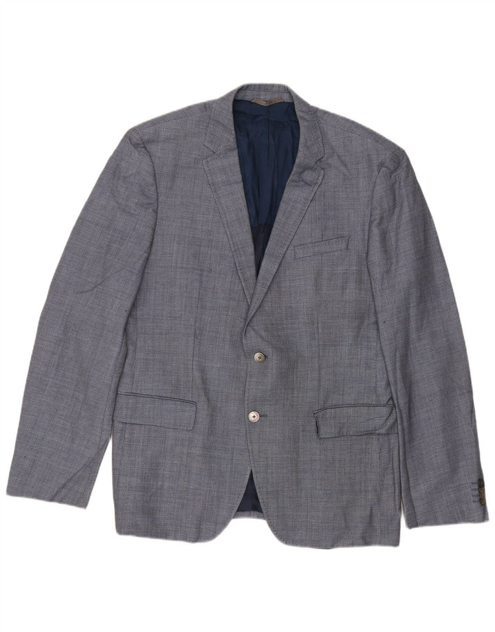 Hugo Boss Herren 2-Knopf-Blazerjacke UK 38 Mittelblau