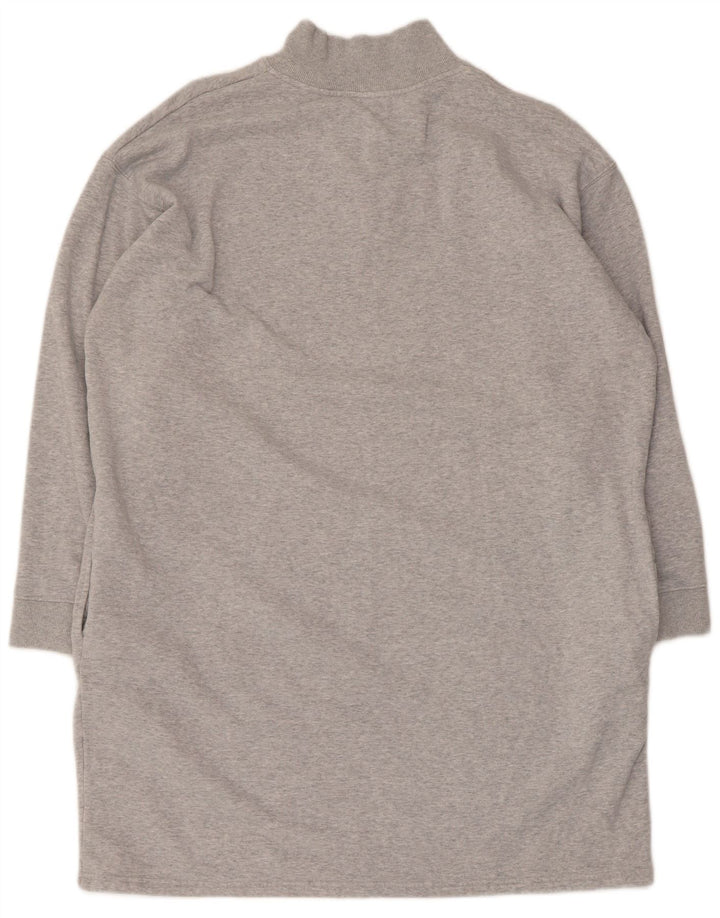 MARKS & SPENCER Übergroßes Pulloverkleid für Damen, UK 16, Größe L, Grau meliert