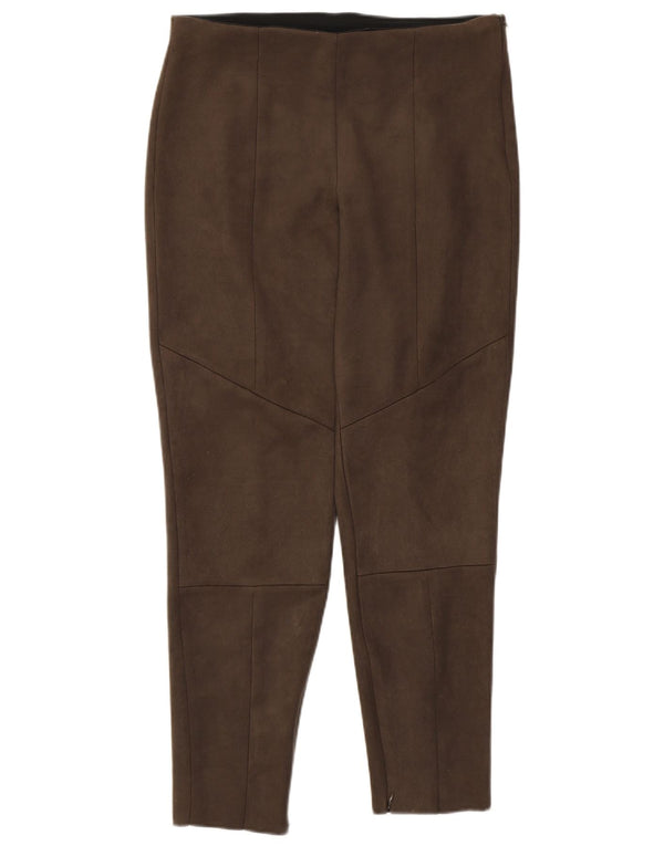 Enge, kurze Hose von Zara für Damen, Größe L, W30, L26, Braun